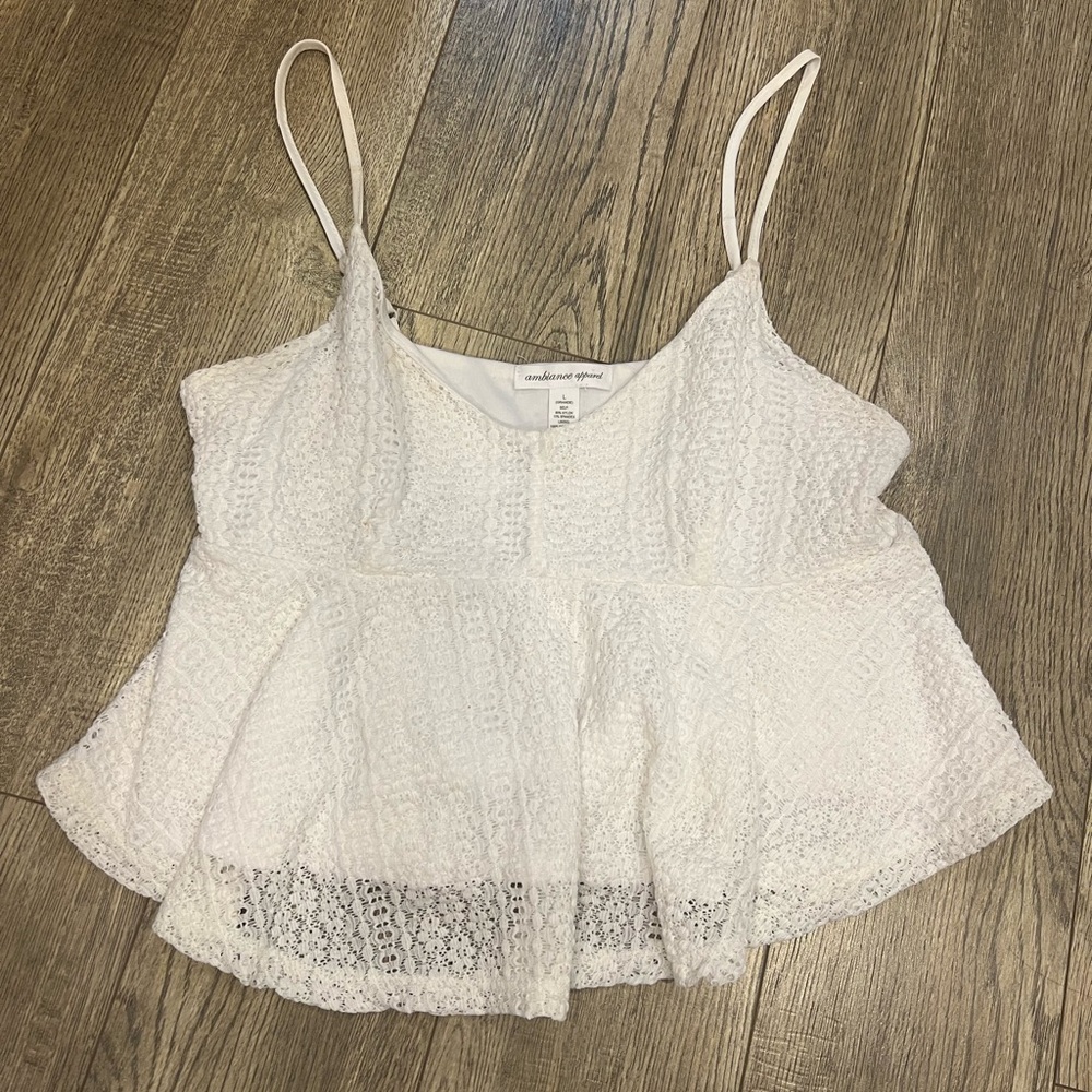 White Lace Women’s Top